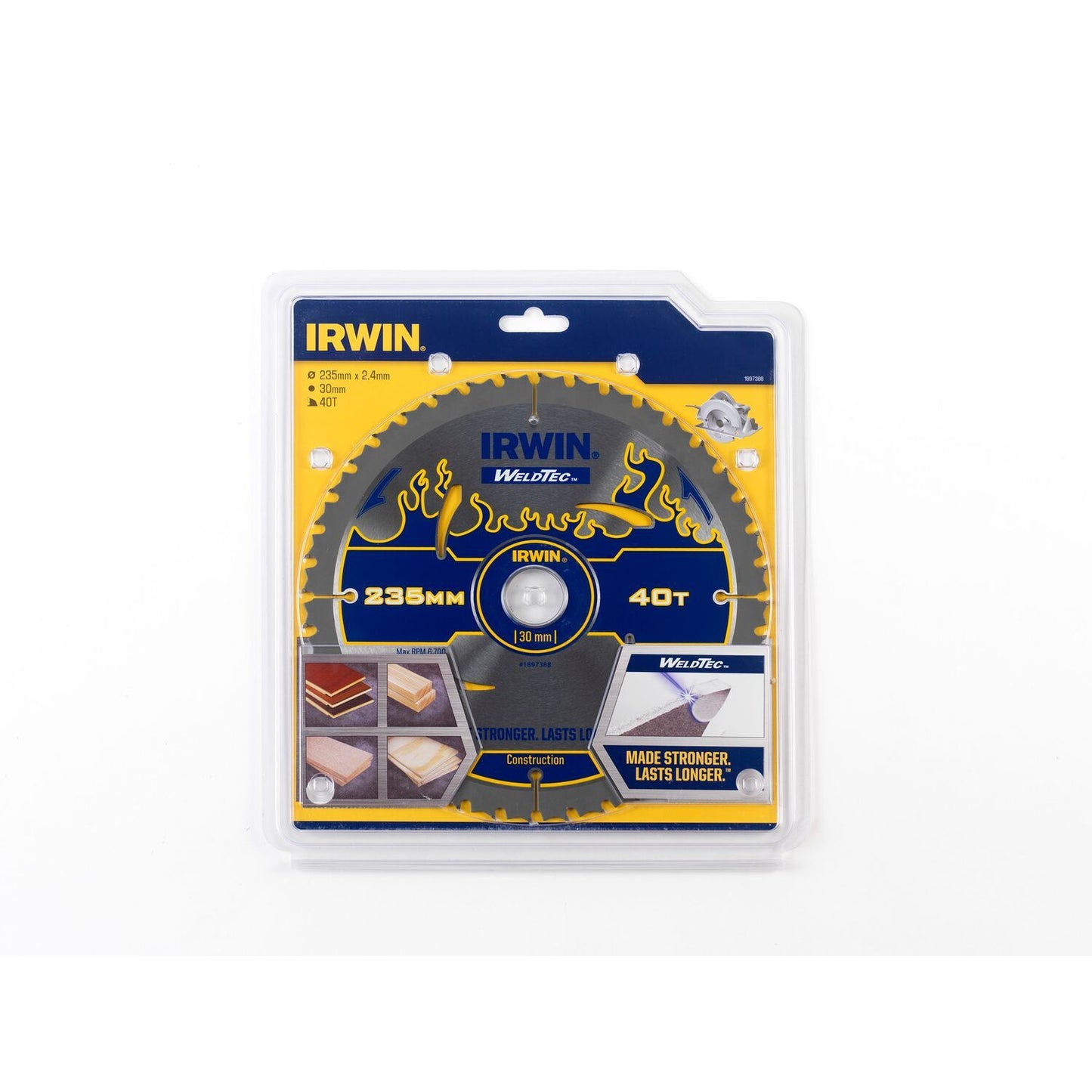 Irwin CZB 235MM/60T - axle hole 30MM - 1897388