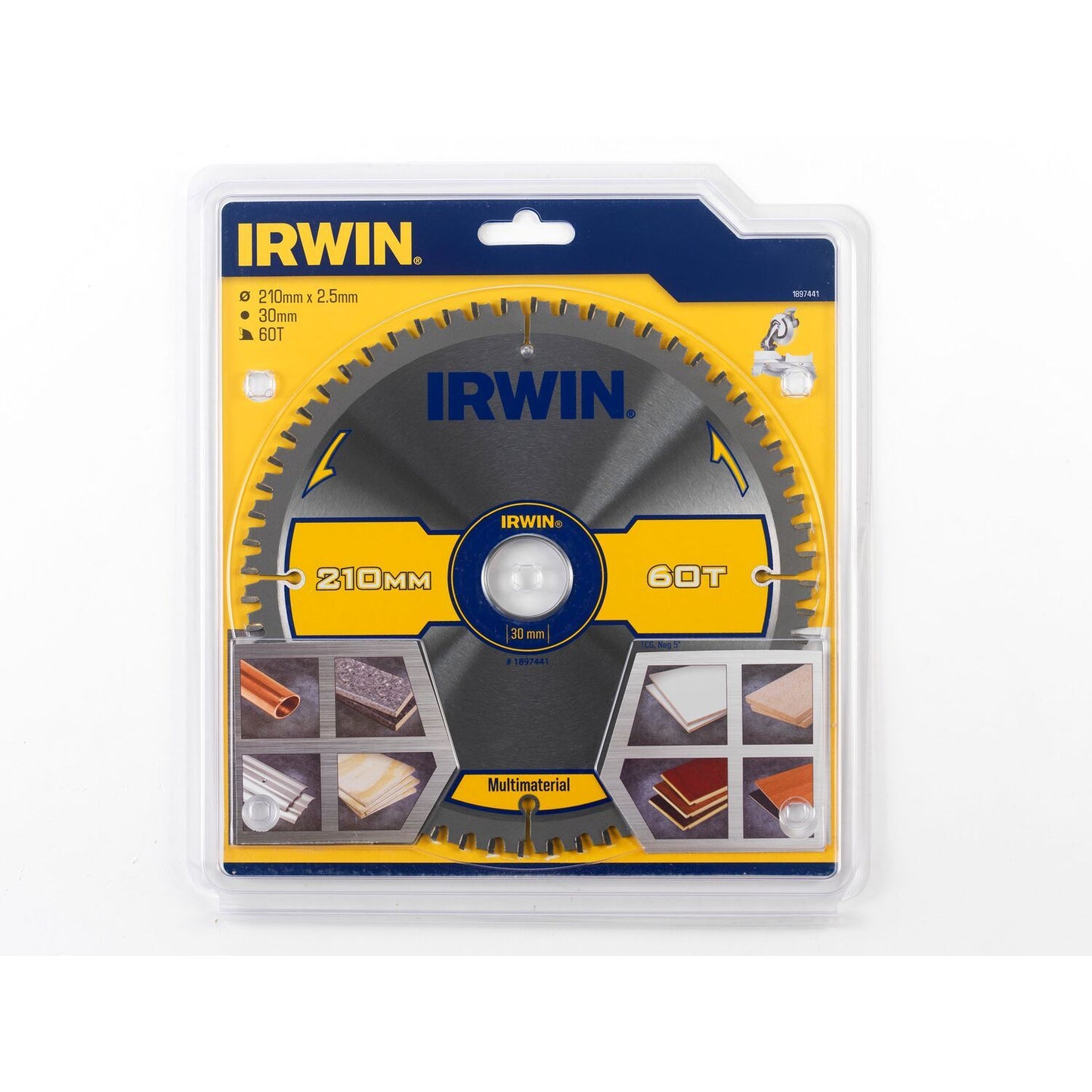Irwin CZB MM 210MM/60T- Achsloch 30MM - 1897441