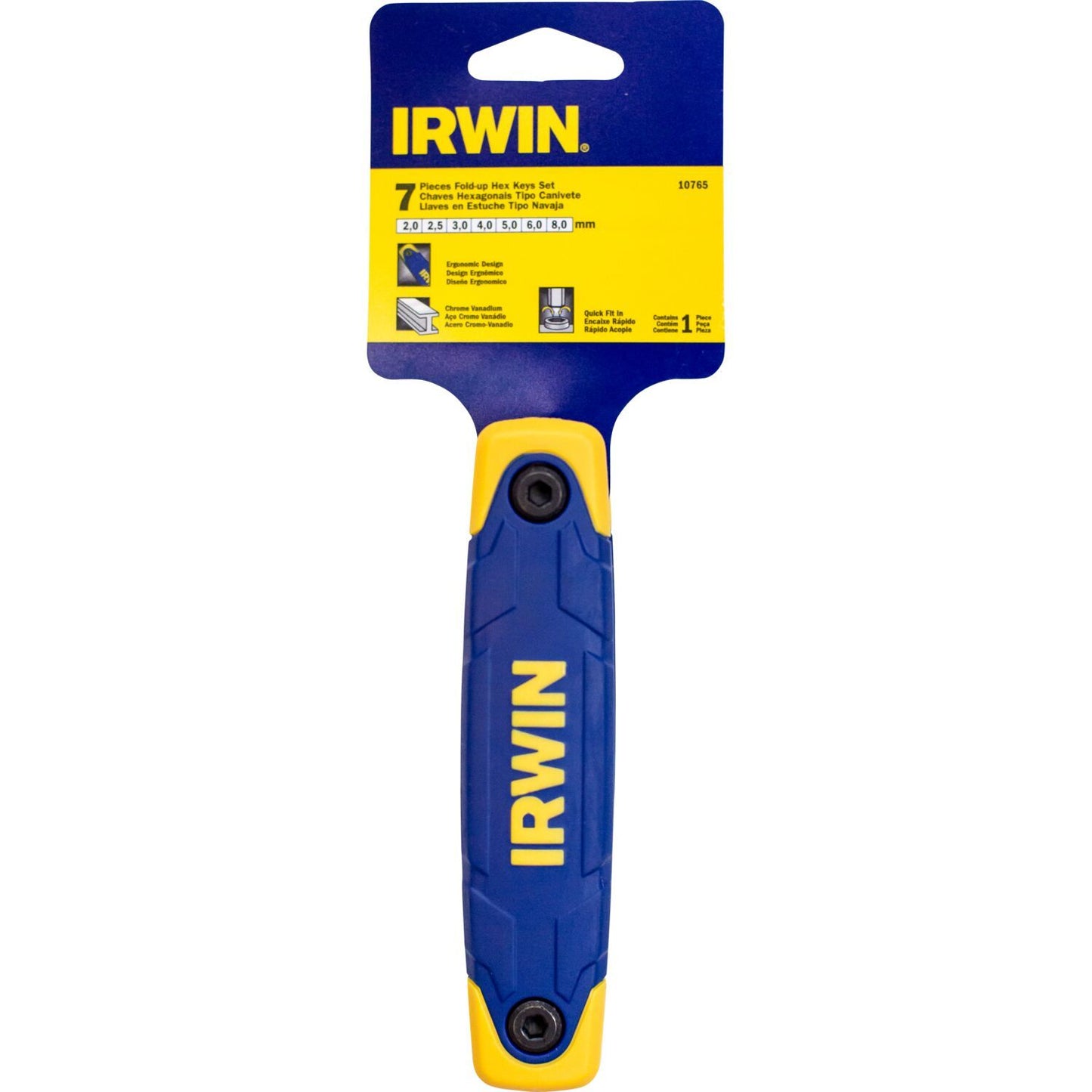 Irwin Hex key -mm: 2.0 - 2.5 - 3.0 - 4.0 - 5.0 - 6.0 - 8.0 mm - T10765