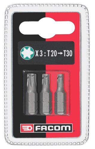 3 standard bits series 1 Torx® T20-25-30 - EX12.J3