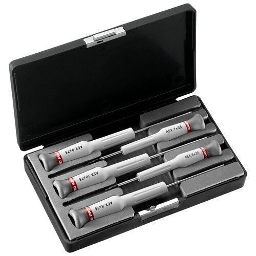 Doos met 5 Micro-Tech® schroevendraaiers voor Torx® schroeven - AEX.J1