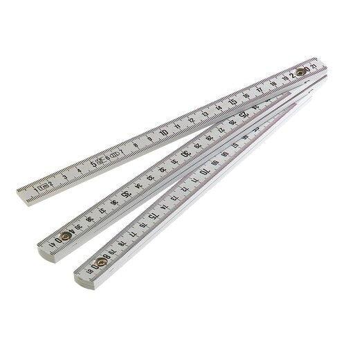 Duimstok van kunststof Klasse III 2 meter - 10 delen - DELA.401.00