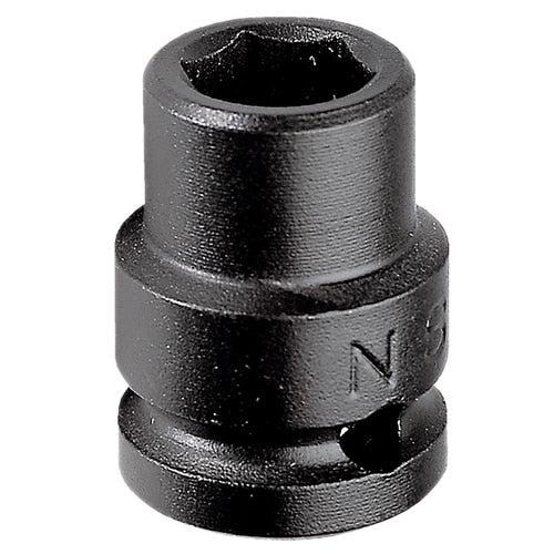 Impact-doppen 1/2" 6-kant, metrische maten - NS.22A