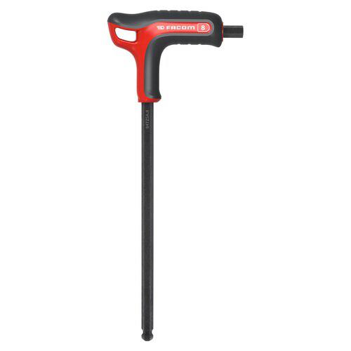 Hexagon socket wrenches with P-handle and ball end, metric sizes - 84TZSA.8