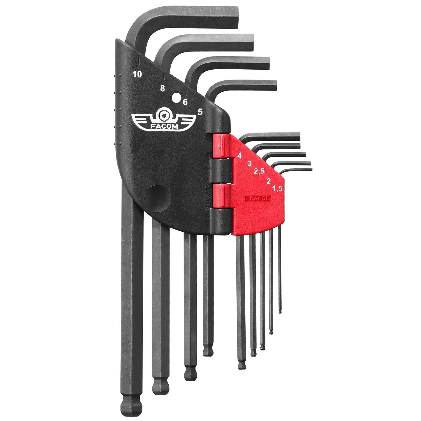 Allen Key Set Long with Ball Head 1.5-10mm - 9 Pieces - 83SH.JP9BPB
