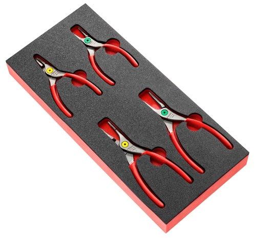 Foam module with 4 circlip pliers - MODM.PCSN