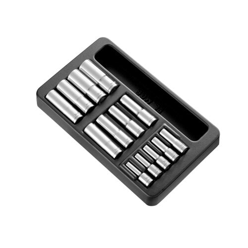 Long socket module 6 point, 3/8" and 1/2", metric - MOD.HLB