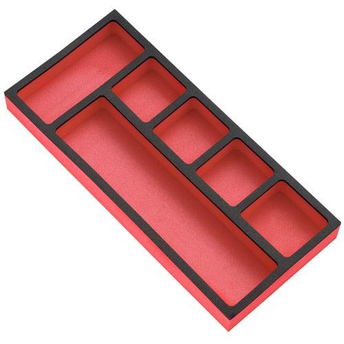 Opbergmodule voor kleine onderdelen op een inlay van foam - PM.384
