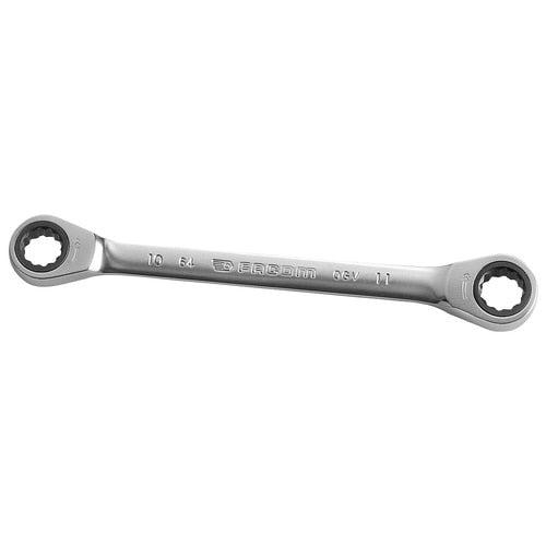 Rechte ringratelsleutels, metrische maten 10x11mm - 64.10X11