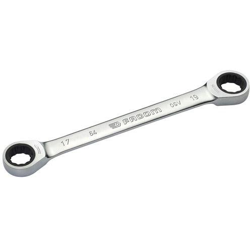 Rechte ringratelsleutels, metrische maten 22x24mm - 64.22X24
