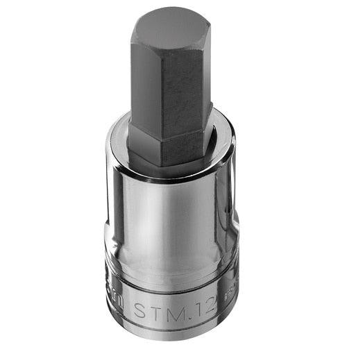 Screwdriver sockets 1/2" for hex socket head screws, metric sizes - STM.14