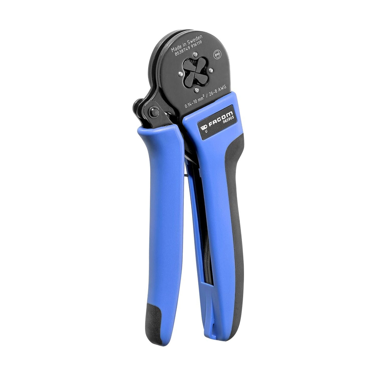 Serkan 360 – Kabelschuhzange mit großem Bereich 0,14–10 mm² – 985905PB