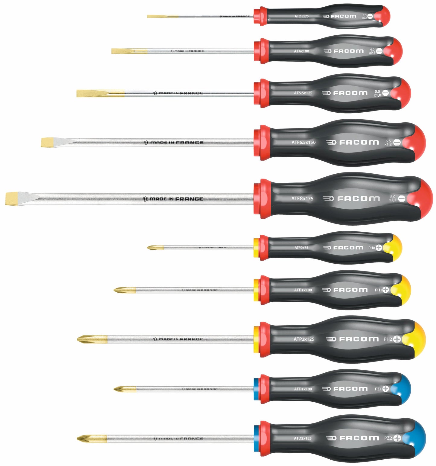 Set of 10 Screwdrivers - ATW.J10PB