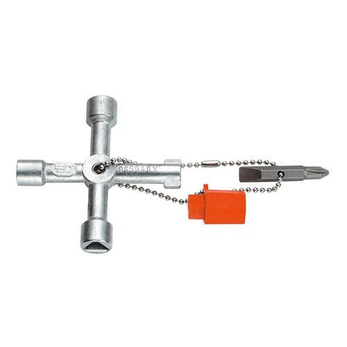 Key with 4 profiles for cabinets - 985548