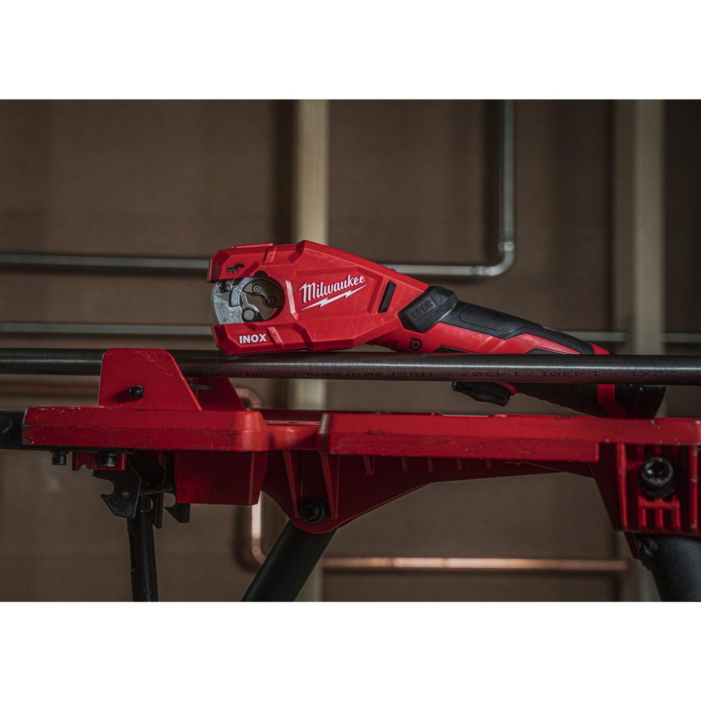 M12 PCSS-202C RAPTOR™ Akku-Rohrschneider, Edelstahl, 12 V, 2,0 Ah, im Transportkoffer – 4933479242