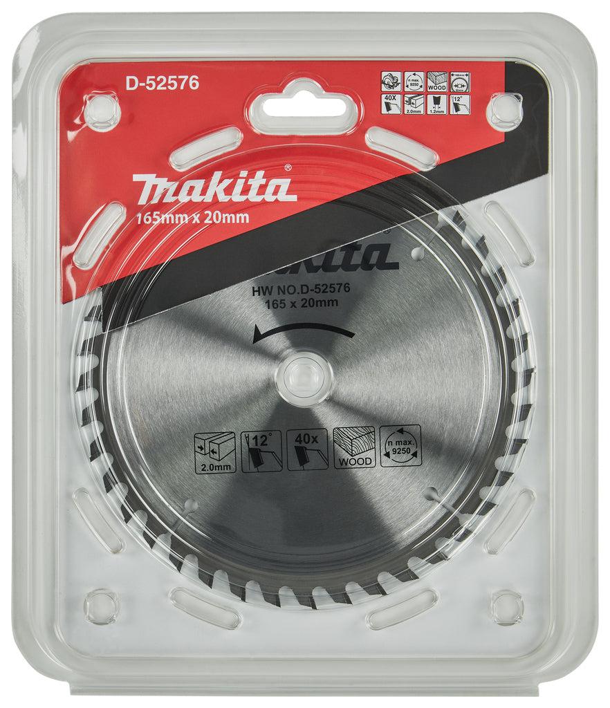 Cirkelzaagblad voor Hout | Standaard | Ø 165mm Asgat 20mm 40T - D-52576
