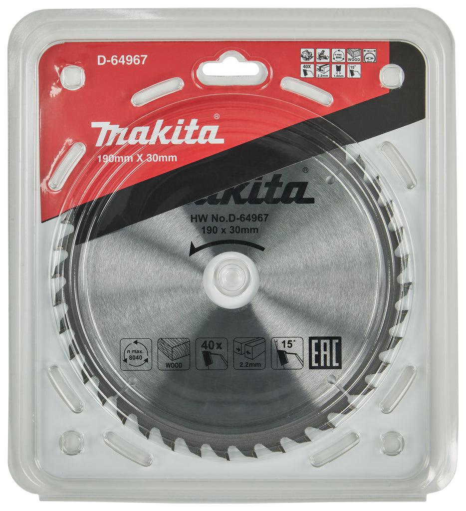 Cirkelzaagblad voor Hout | Standaard | Ø 190mm Asgat 30mm 40T - D-64967
