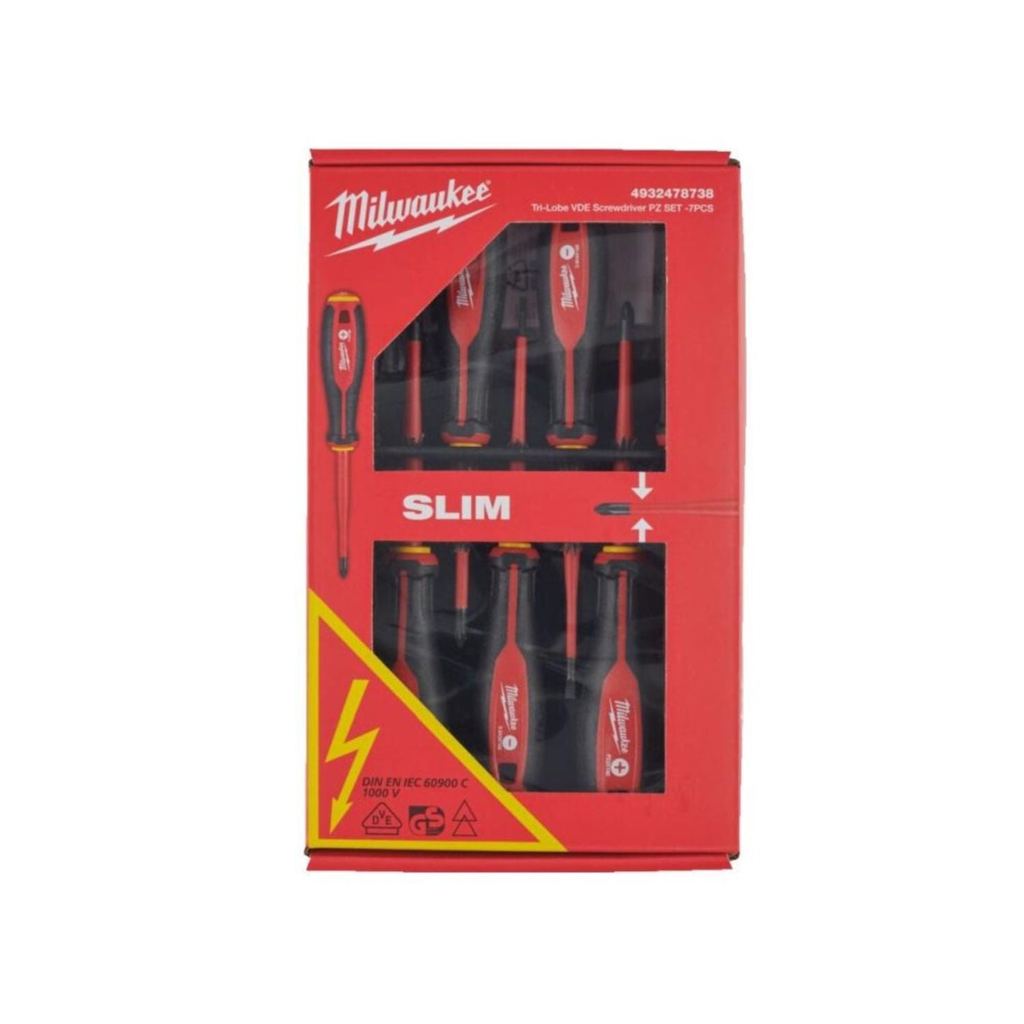 Tri-Lobe VDE Schroevendraaier PZ SET - 7-delig - 4932478738