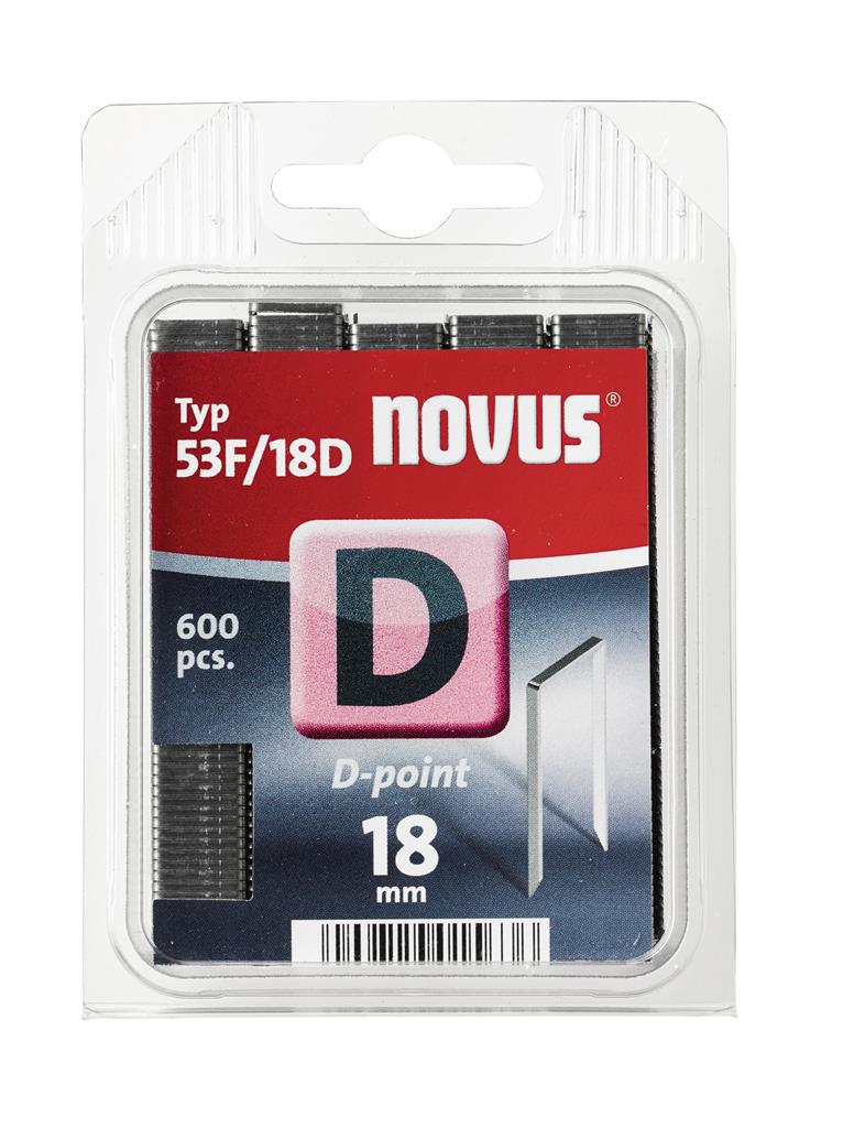 Flat wire staples D 53F/18D mm, 600 pcs. - 042-0650