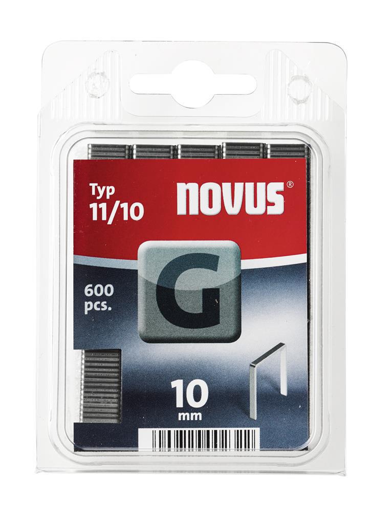 Flat wire staples G 11/10mm, 600 pcs. - 042-0386