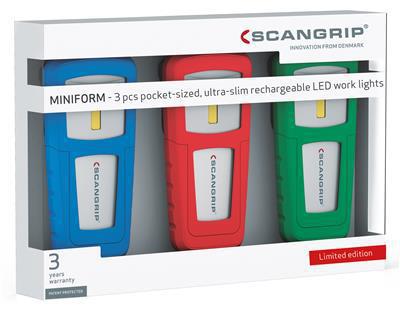 Arbeitsleuchte Miniform Promo-Kit - 3 Farben - 49.0397