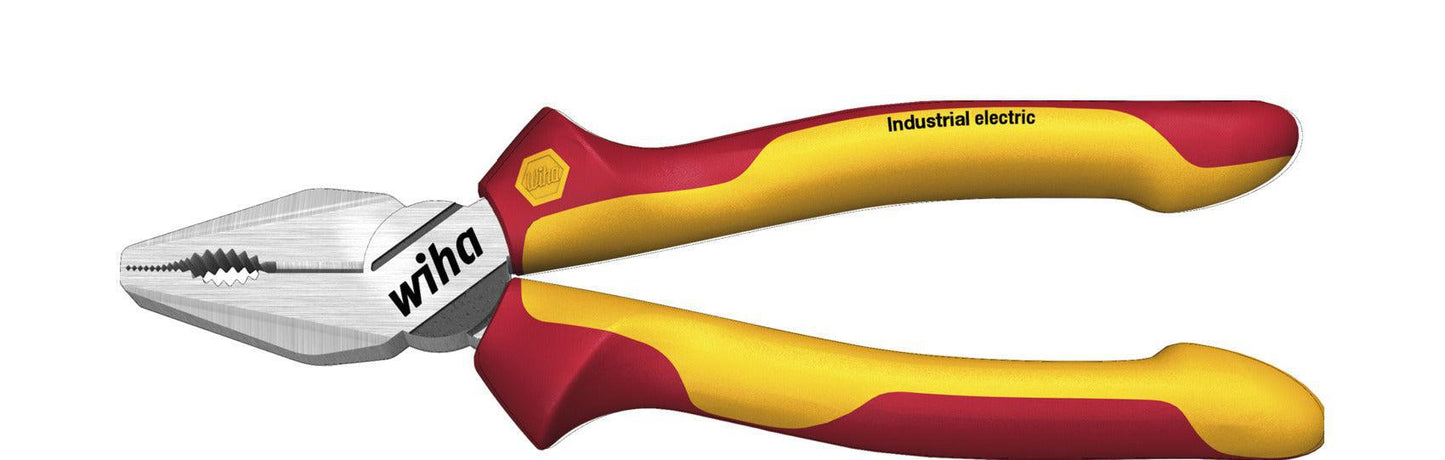 Krachtcombinatietang Industrial electric met DynamicJoint® en OptiGrip met extra lang snijvlak - 33186
