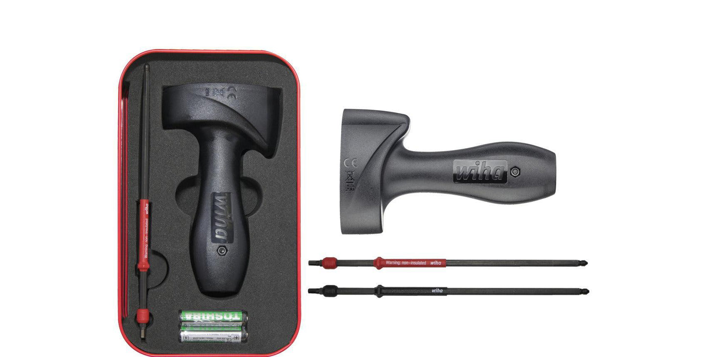 Momenttestapparaat Torque QuickCheck set 4-delig inkl. adapterschachten, batterijen en box - 42086