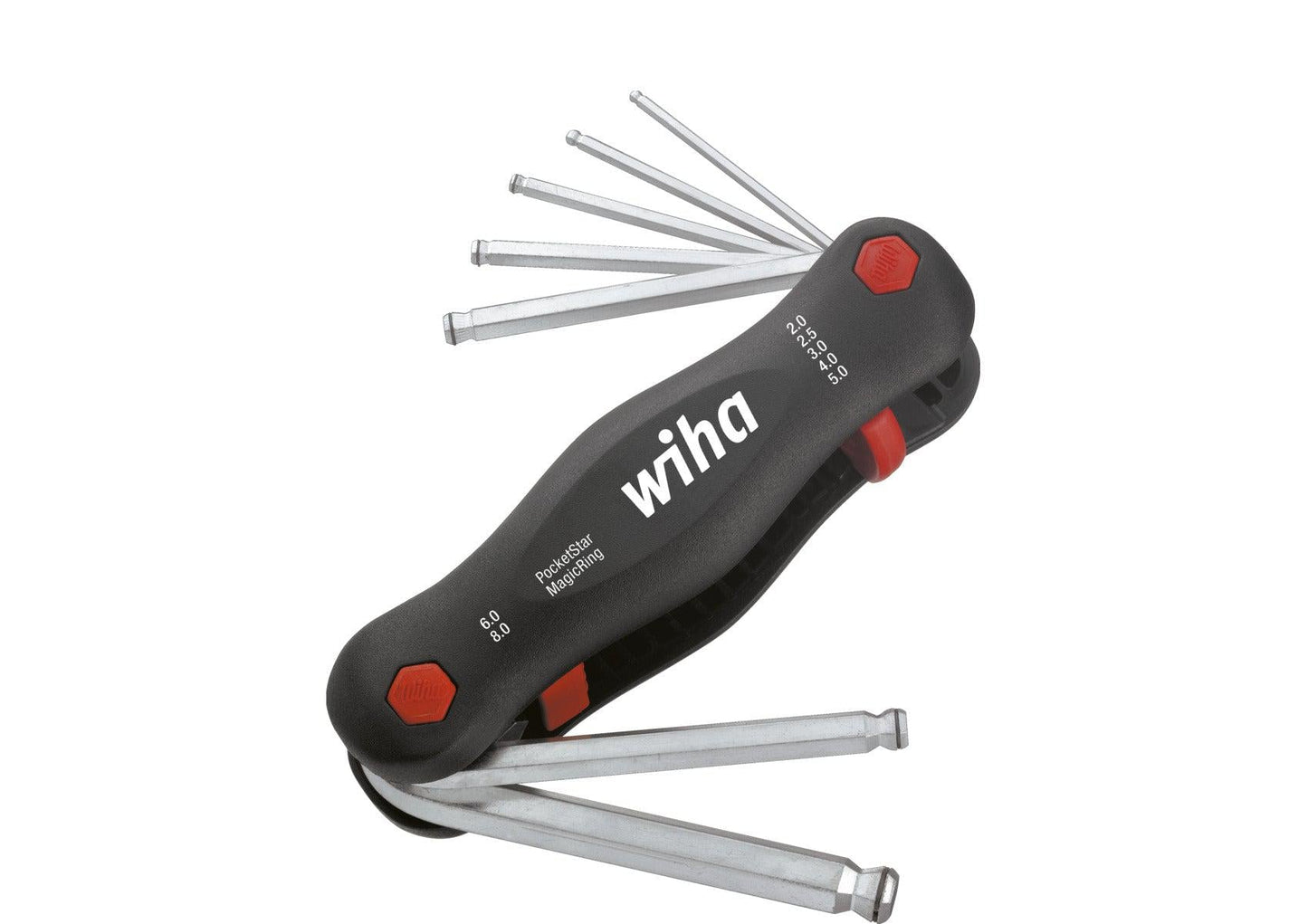 Multitool PocketStar zeskantkogelkop MagicRing 7-delig - 23031