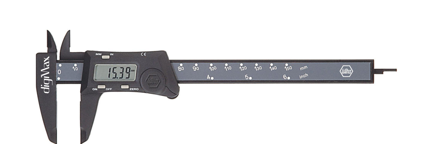 Schuifmaat digiMax® digitaal aflezing 0,01 mm - 29422