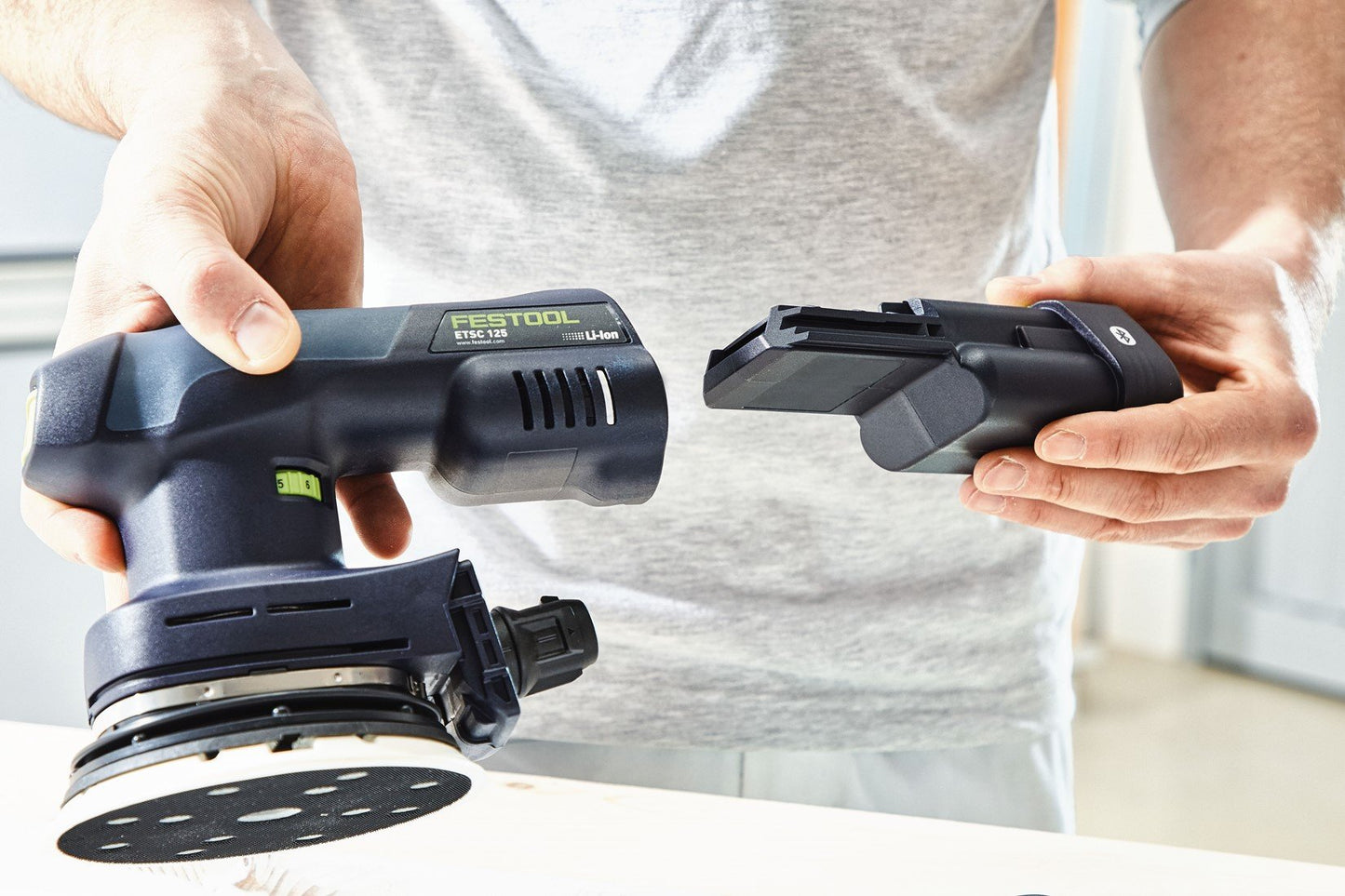 Festool ETSC 125 3,1 I-Plus Accu Excenterschuurmachine - 576376