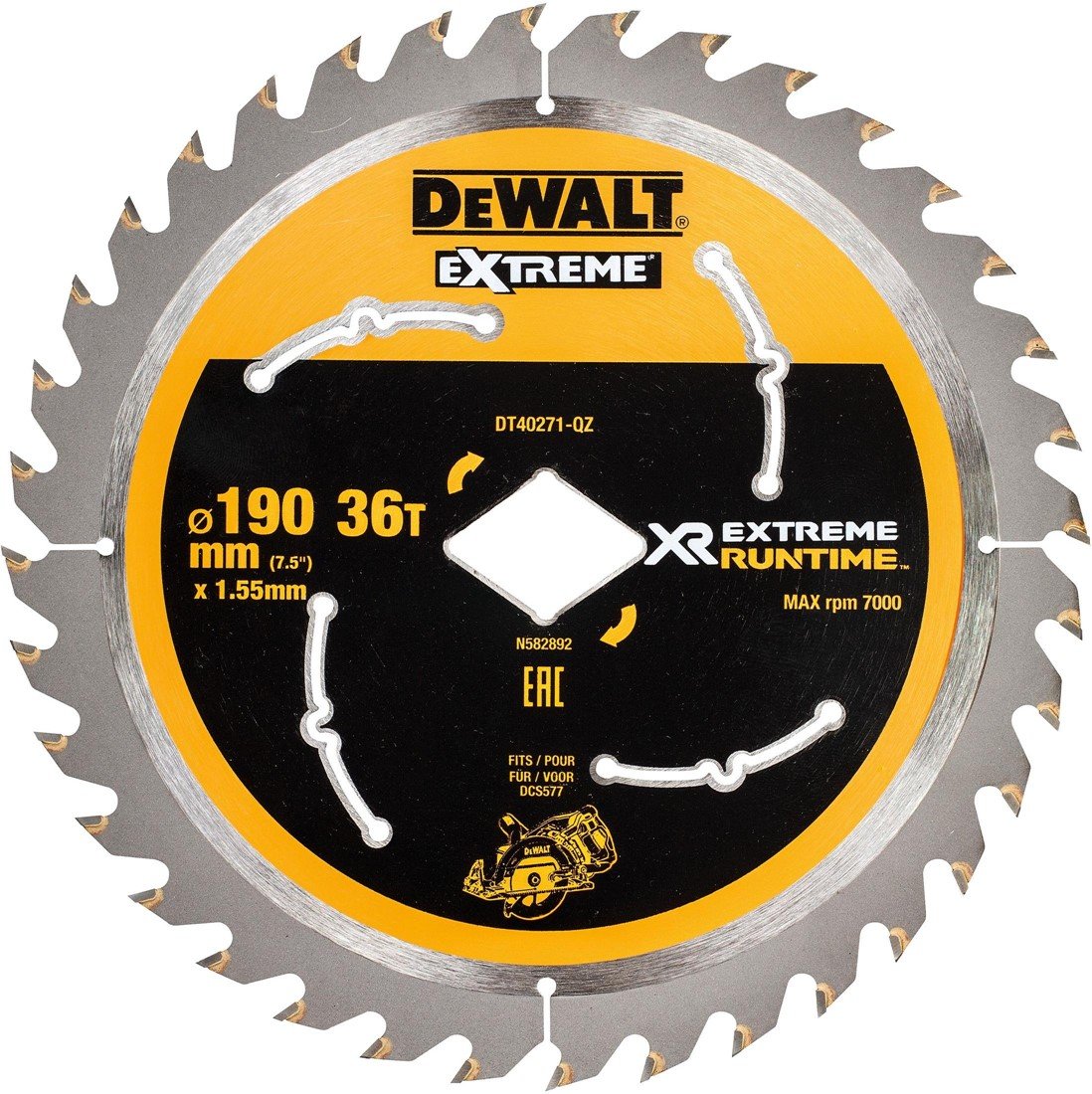XR 190mm x Diamond Bore 36T CSB