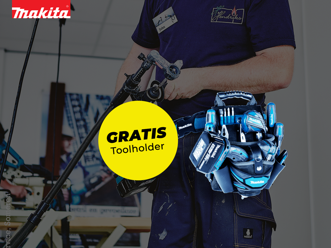 Makita gratis toolholder actie