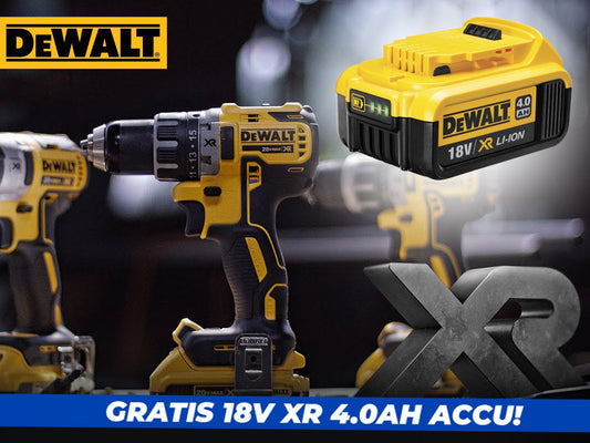 (VERLOPEN) DeWALT Gratis Accu Actie 2020