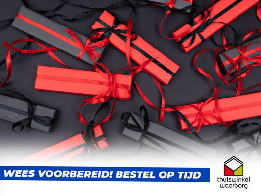 De feestdagen komen er aan, bestel op tijd