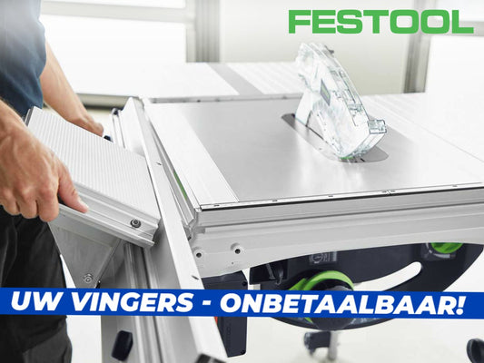 Festool TKS 80: als je vingers je lief zijn