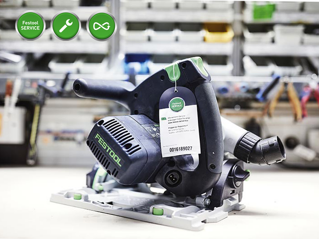 Let op: Machine registratie Festool is veranderd!