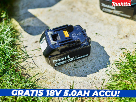 (VERLOPEN) Makita Gratis Accu Actie Q3 2020
