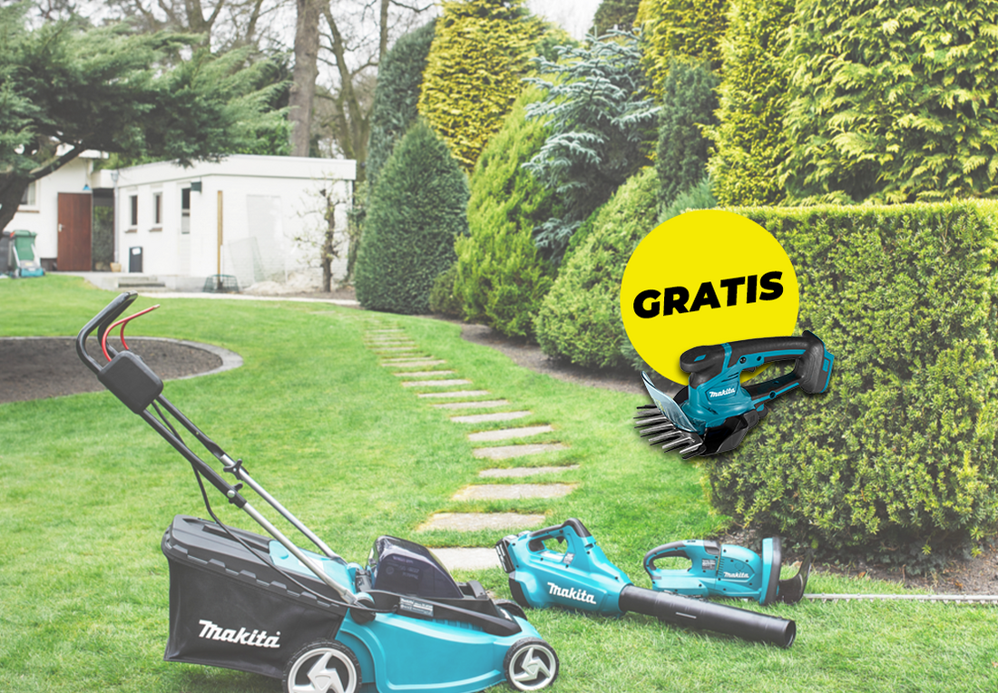 (VERLOPEN) Makita gratis grasschaar actie