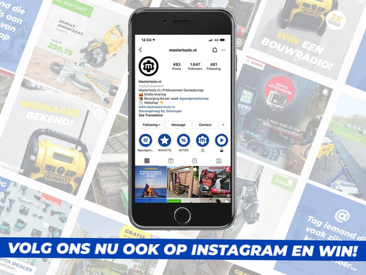 Volg ons nu ook op Instagram en win!