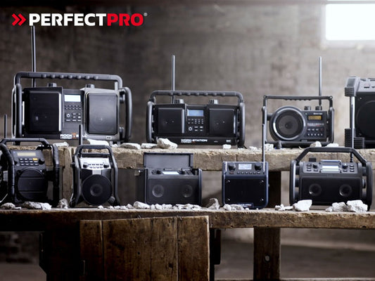Perfectpro bouwradio: perfectie in muziek op de bouw