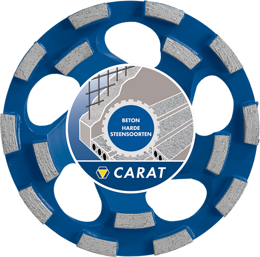 CARAT SLIJPKOP BETON Ø125x22,23 MM DUSTEC®, CUBD MASTER