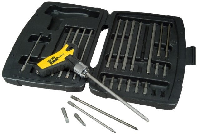 Stanley 0-79-153 FatMax L-Key Set Pistol Grip with Ratchet Function 27 Pieces in Cassette