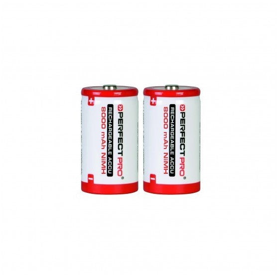 Perfectpro LR20 Batterijen 1,2V Ni-MH 8000mAh 2 stuks