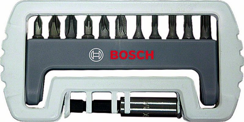 Bosch 12-delige Schroefbitset inclusief bithouder 2608522133