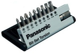 Panasonic Tool BS1 10-delige bitset in houder Torsion, PH, PZ