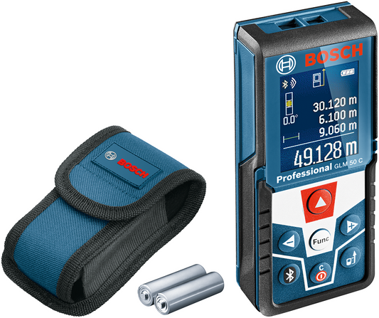 Bosch Professional GLM 50 C Laser-Entfernungsmesser 50mtr. mit Bluetooth - 0601072C00