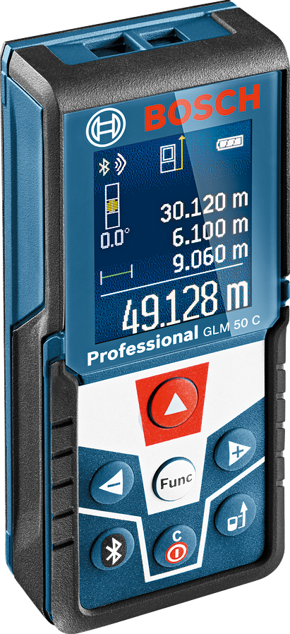 Bosch Professional GLM 50 C Laser-Entfernungsmesser 50mtr. mit Bluetooth - 0601072C00