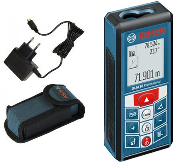 Bosch Blauw GLM 80 Laserafstandsmeter 80m - 0601072300