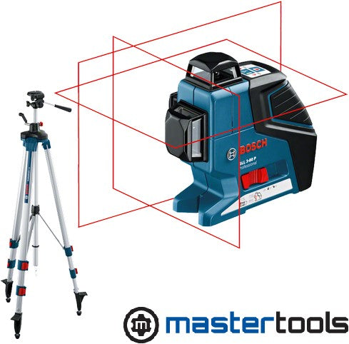 Bosch Blauw GLL 3-80 P Lijnlaser + BT 250 Statief