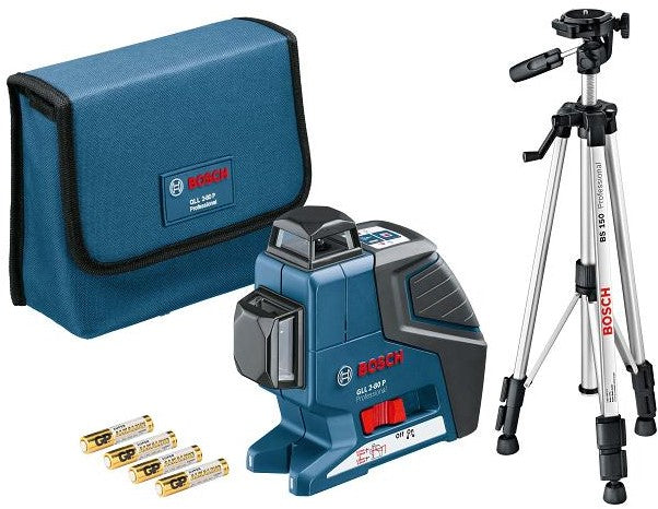 Bosch Blauw GLL 3-80 P Lijnlaser + BT 250 Statief